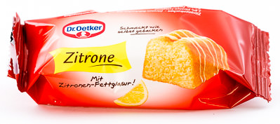 Dr. Oetker Zitrone mit Zitronen-Fettglasur