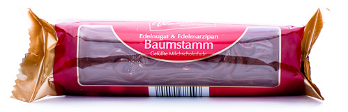 Wintertraum Edelnugat & Edelmarzipan Baumstamm